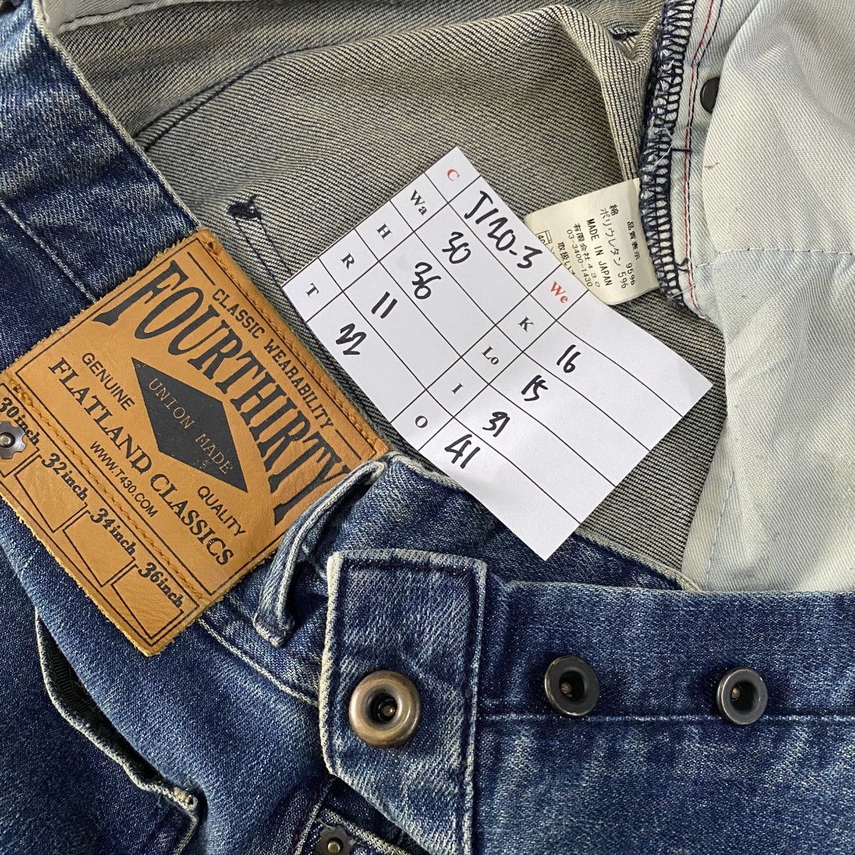 Hysteric Glamour × Japanese Brand FourThirty Distressed Patchwork Denim w30 Size US 30 / EU 46 - 10 Thumbnail