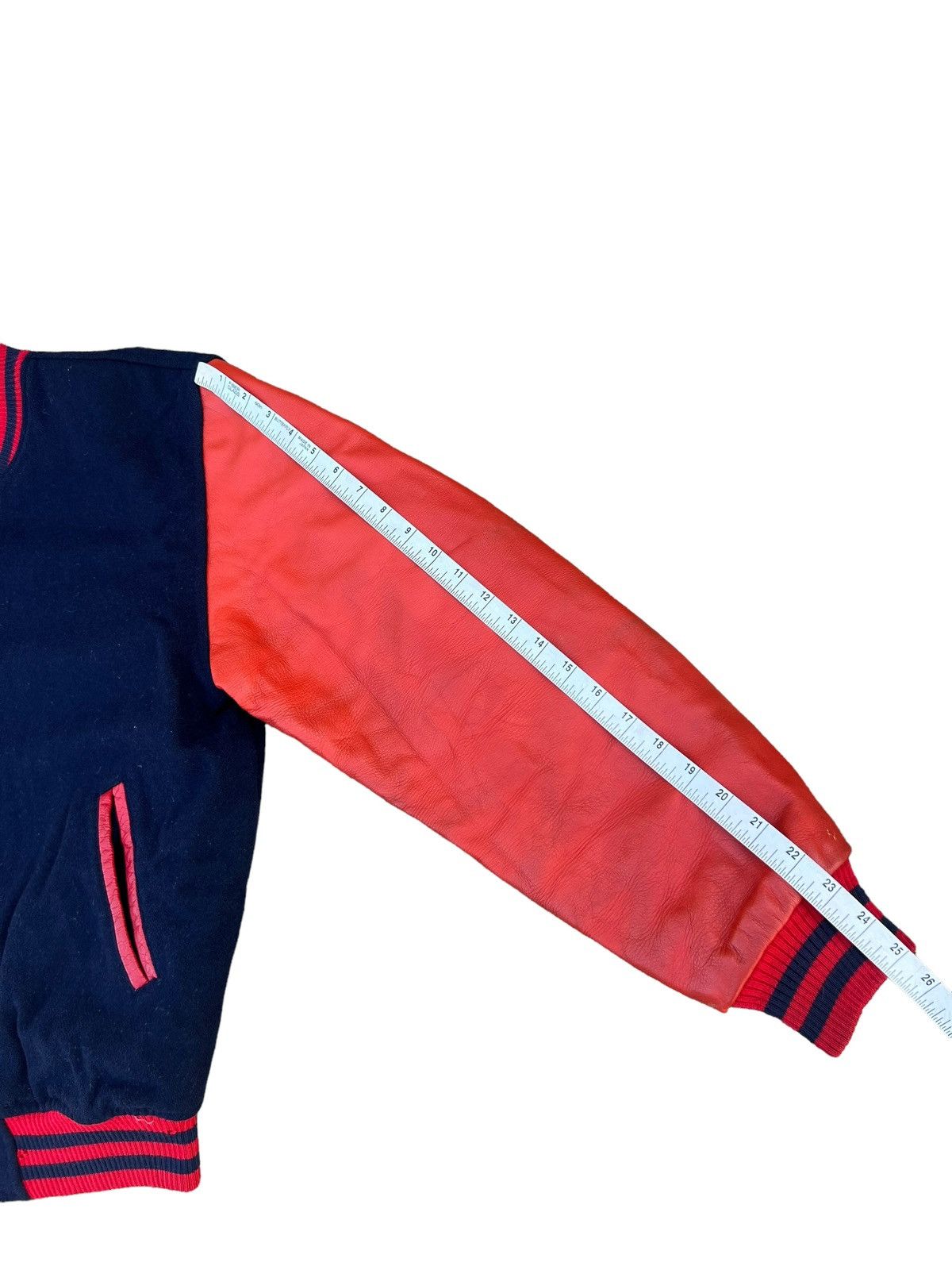 Leather Vintage 90s MIRV Ski Racing Team QB Club Varsity Jacket Size US M / EU 48-50 / 2 - 4 Thumbnail