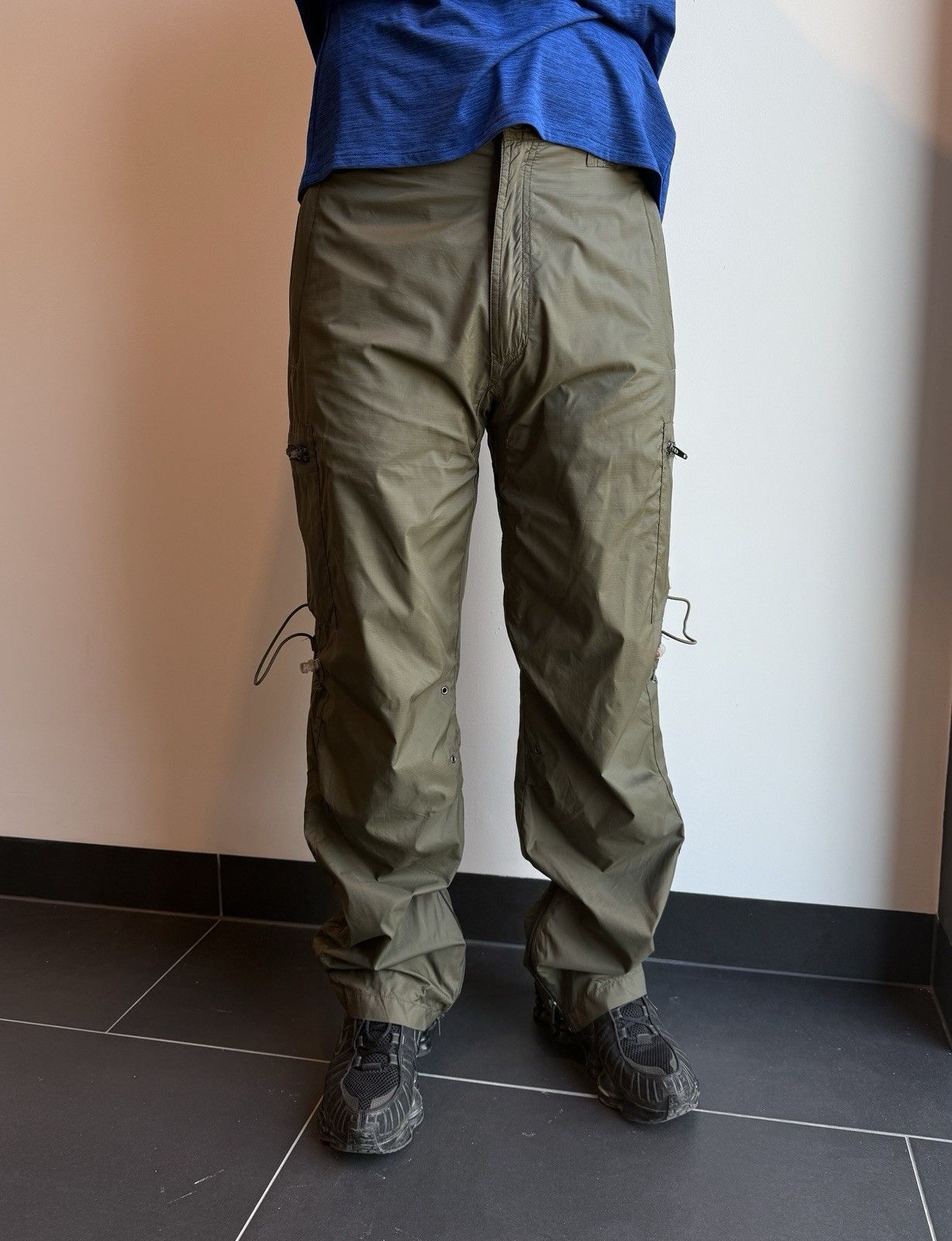 Oakley Vintage 2000s Oakley Software Mens Pants Nylon Pockets Size US 30 / EU 46 - 1 Thumbnail