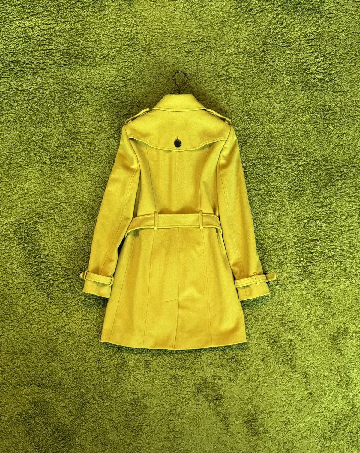 Burberry × Burberry Prorsum Burberry London wool + cashmere blend belted trench coat Size S / US 4 / IT 40 - 3 Thumbnail