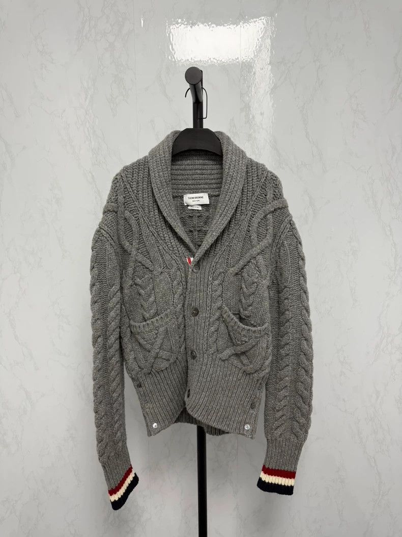Other Thom Browne size0 Hemp woven sweater cardigan Size US XS / EU 42 / 0 - 1 Thumbnail