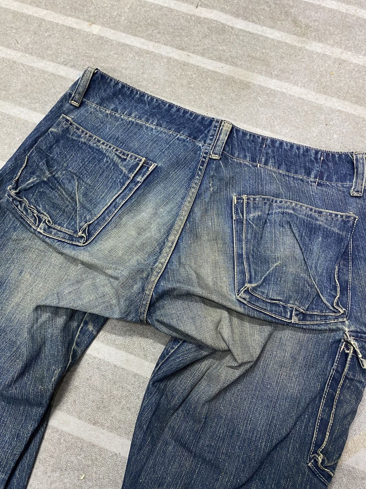 Japanese Brand × Johnbull Rare Vintage John Bull Military Cut Single Side Pocket Denim Size US 34 / EU 50 - 7 Thumbnail