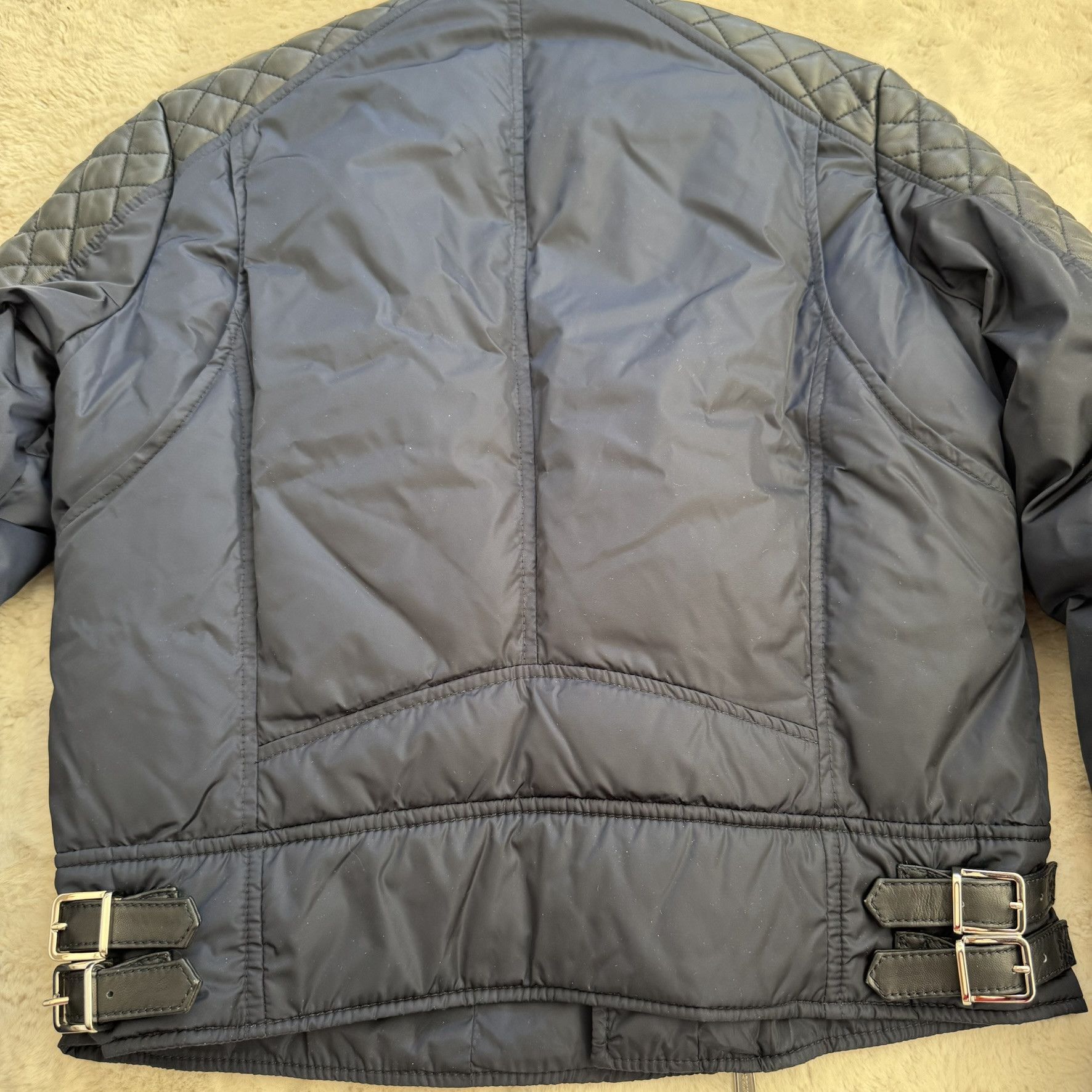 Dsquared2 Dsquared2 Quilted Nylon & Leather Biker Jacket – Size 50 (M) Size US M / EU 48-50 / 2 - 5 Thumbnail