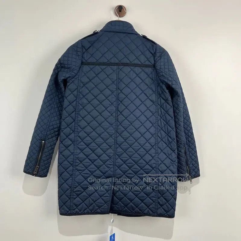 Burberry Burberry Medium Blue Quilted Long Coat. Size M / US 6-8 / IT 42-44 - 2 Thumbnail