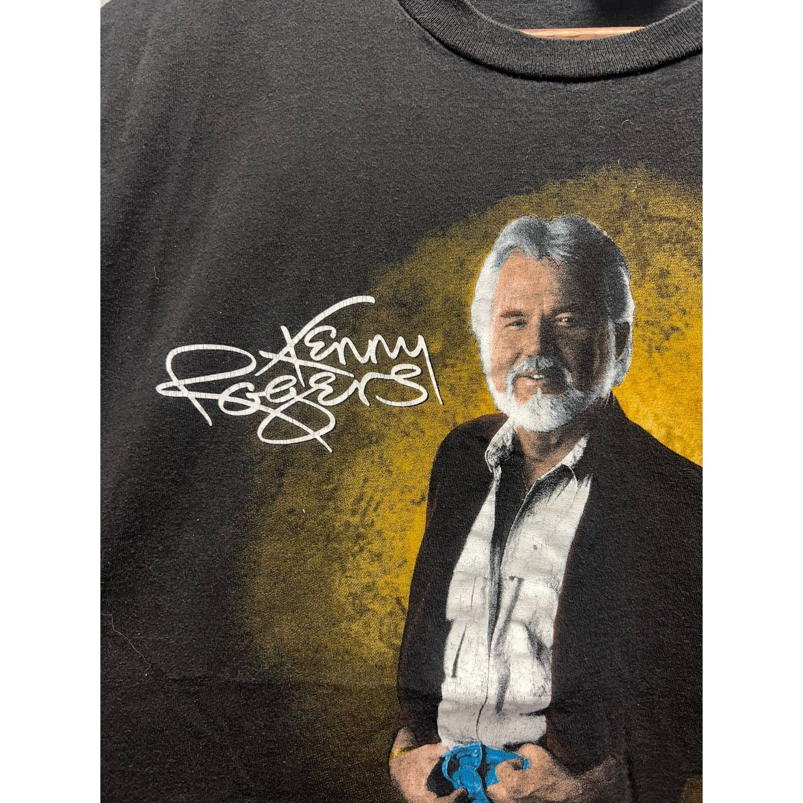 Hanes Vintage Kenny Rogers Shirt Productions Music Tour Tee 80s L Size US L / EU 52-54 / 3 - 2 Thumbnail