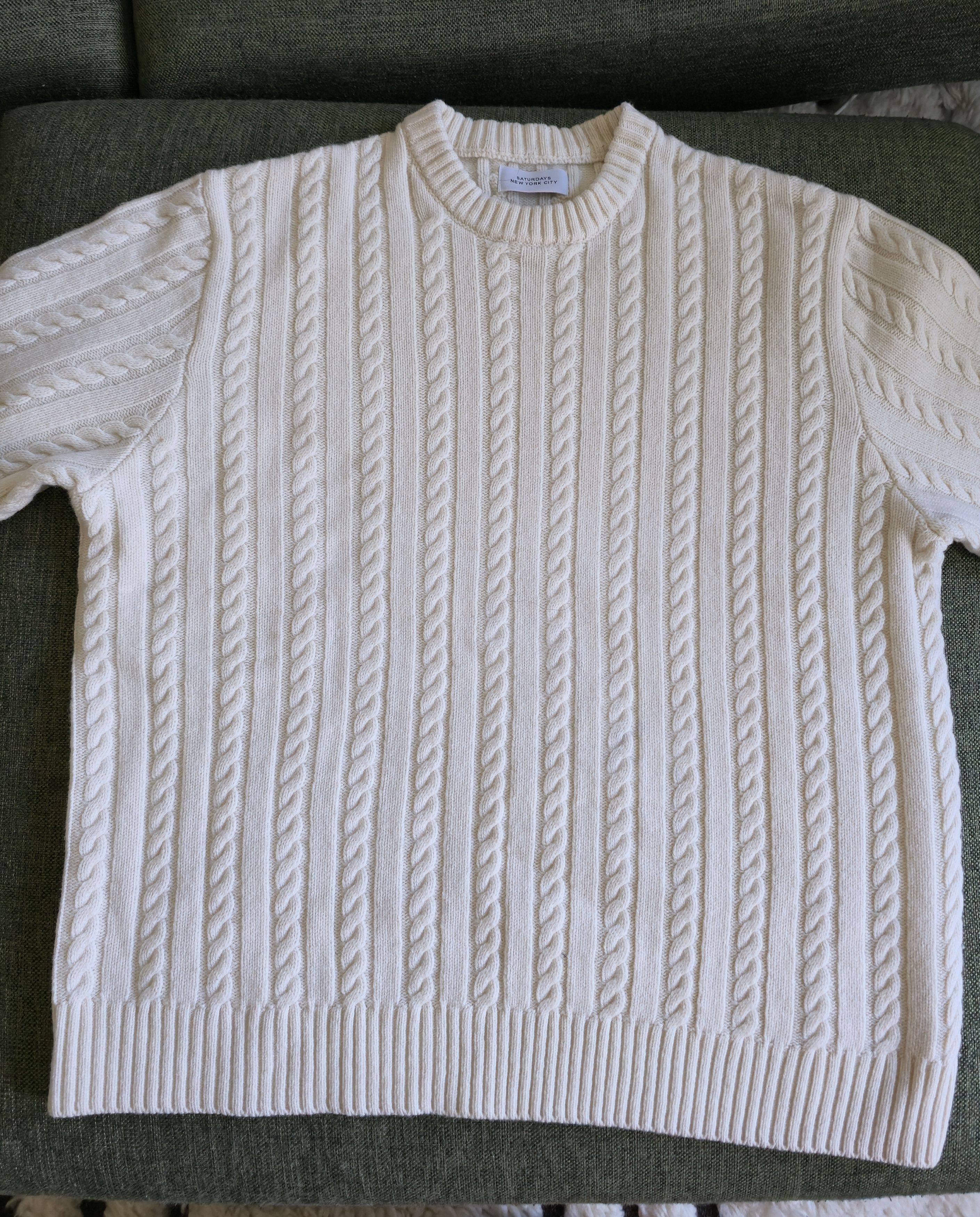 Saturdays NYC Saturdays Merino Cable Knit Size US S / EU 44-46 / 1 - 1 Thumbnail
