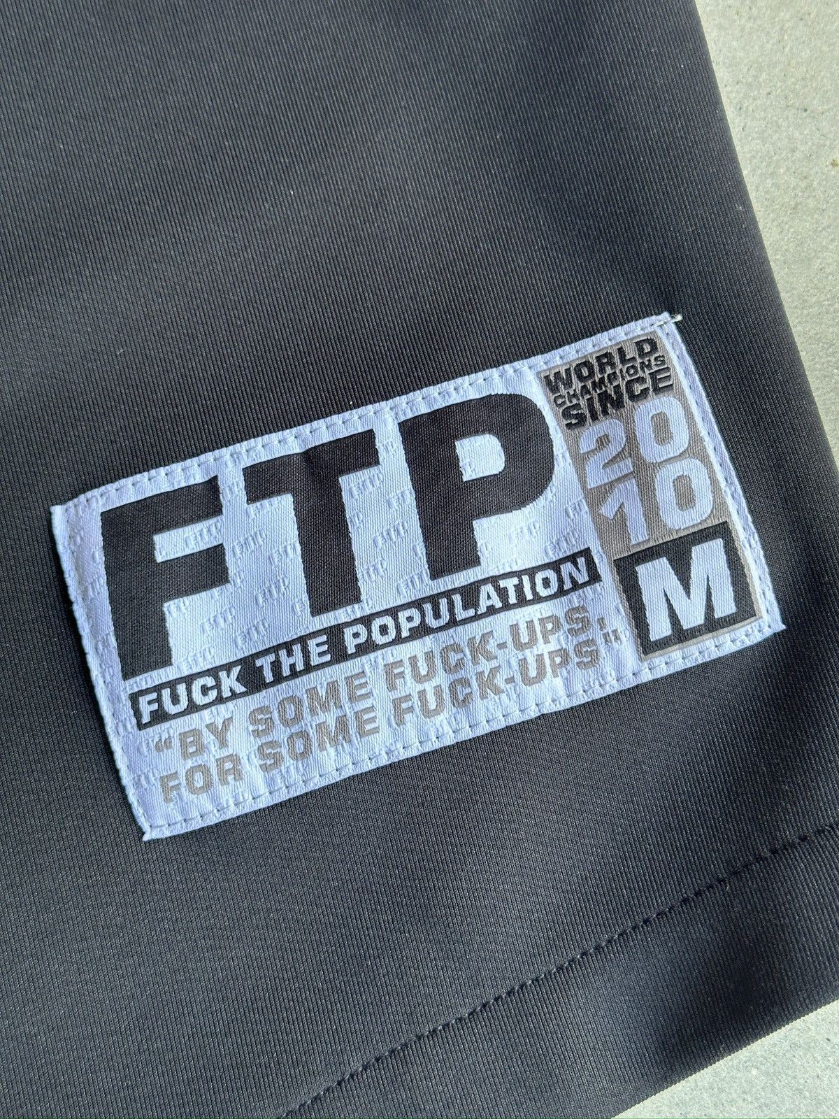 Fuck The Population FTP Baseball Jersey Size M (fits L) Size US M / EU 48-50 / 2 - 3 Thumbnail