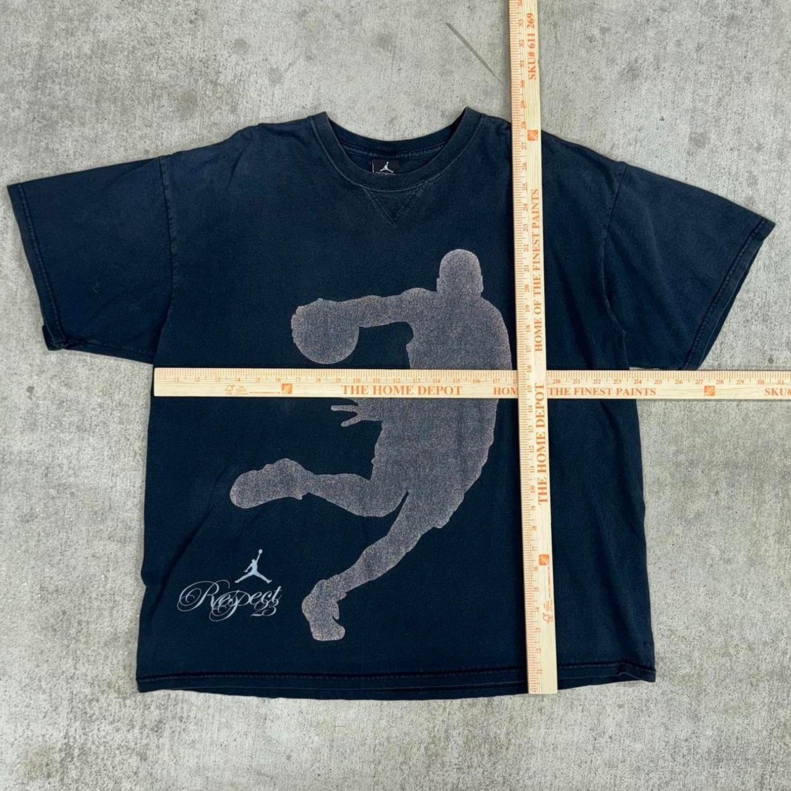 Jordan Brand Vintage 2000s nike air jordan t-shirt Size US XL / EU 56 / 4 - 2 Thumbnail