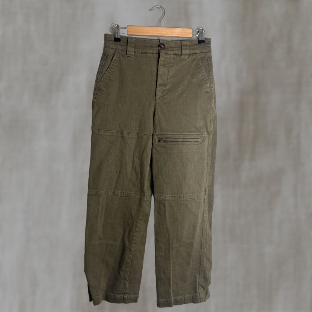 Zara Zara Cargo Pants Army Green Women’s Small 28x28 Pants S Green Army Cargo Zara Women’s Small 28x28 Size 28" / US 6 / IT 42 - 1 Thumbnail