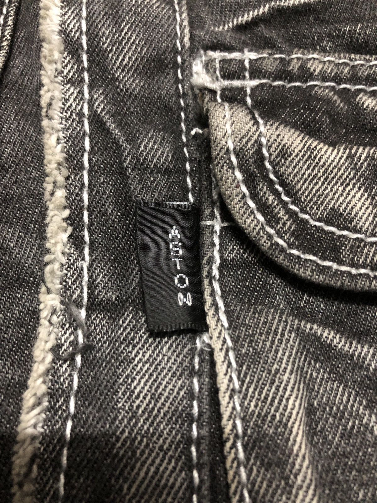 Japanese Brand Japanese Brands ASTON Faded Double Waist Cargo Jeans Size US 32 / EU 48 - 20 Thumbnail