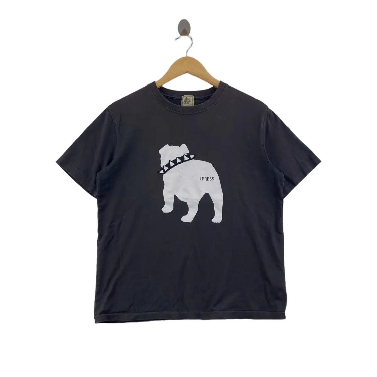 J. Press Vintage J. PRESS JAPAN BULLDOG Tee Shirt Top Graphic Pet Size XL / US 12-14 / IT 48-50 - 1 Thumbnail