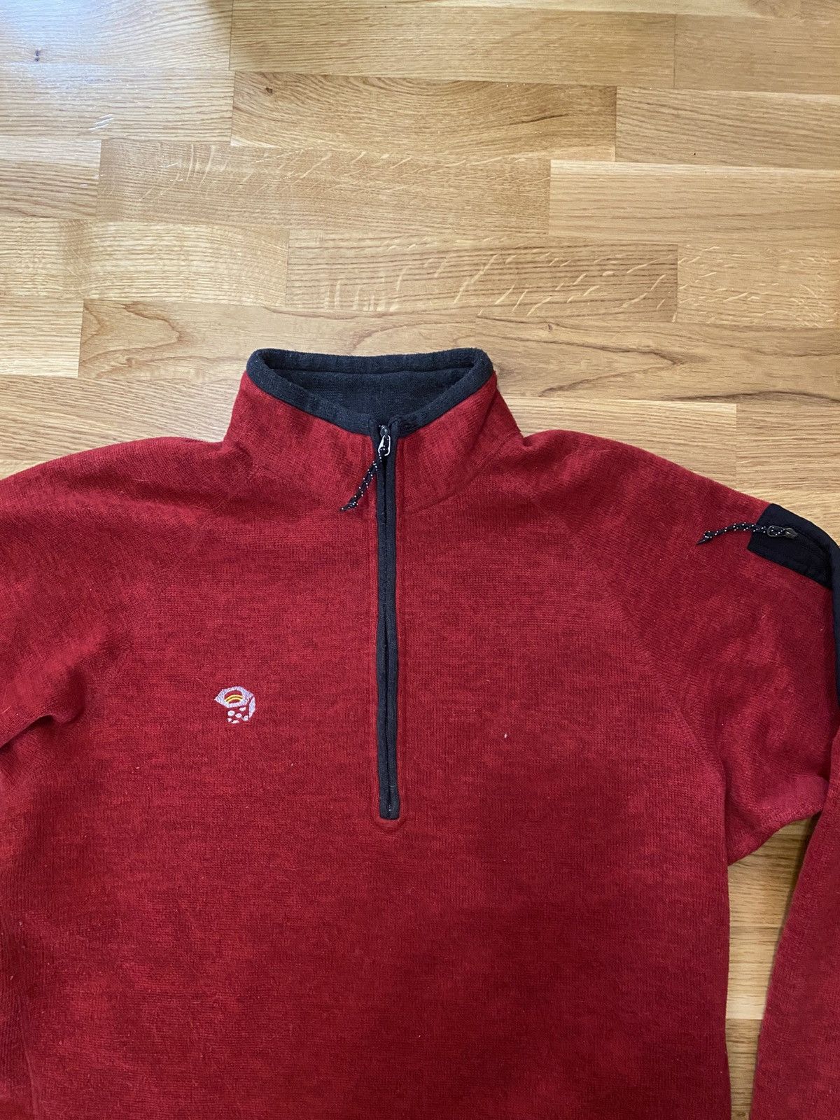 Mountain Hardwear Mountain Hardwear Polartec Vintage 1/4 Zip Fleece Mens L Red Size US L / EU 52-54 / 3 - 2 Thumbnail