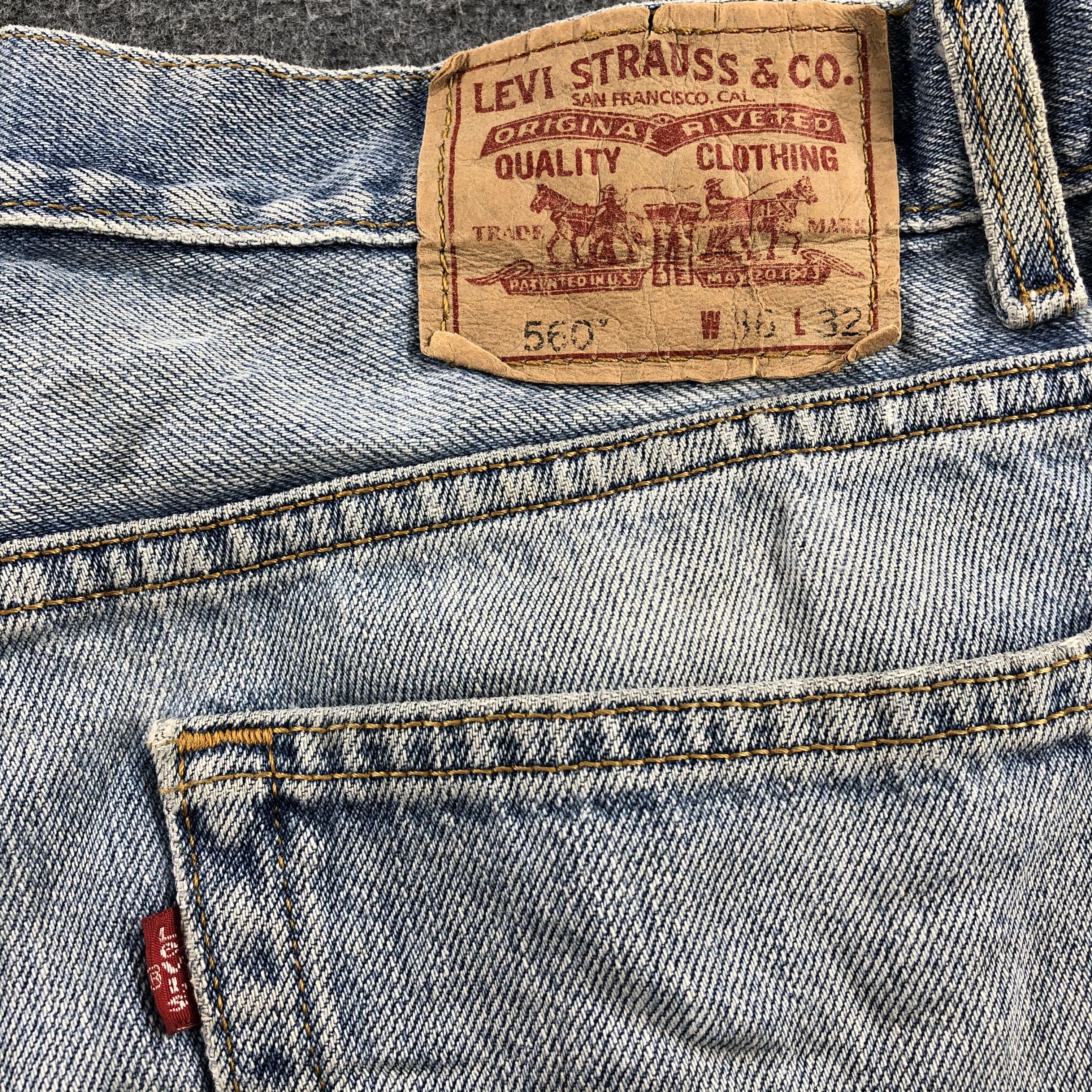 Levi's × Vintage Vintage Light Wash Levis 560 Jeans-JM1473 Size US 37 - 6 Thumbnail