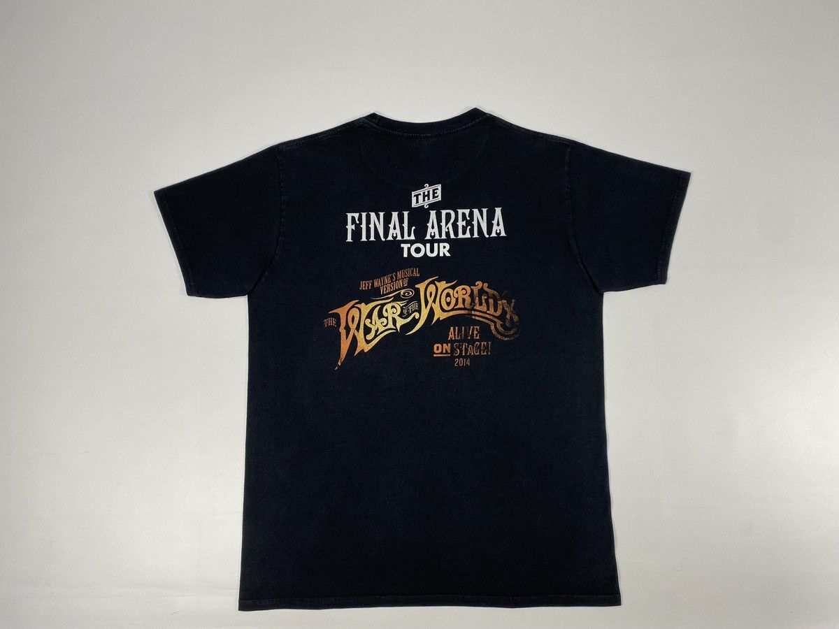 Band Tees 2014 The War Of The World Jeff Wayne Final Arena Tour Tee Size US L / EU 52-54 / 3 - 4 Thumbnail