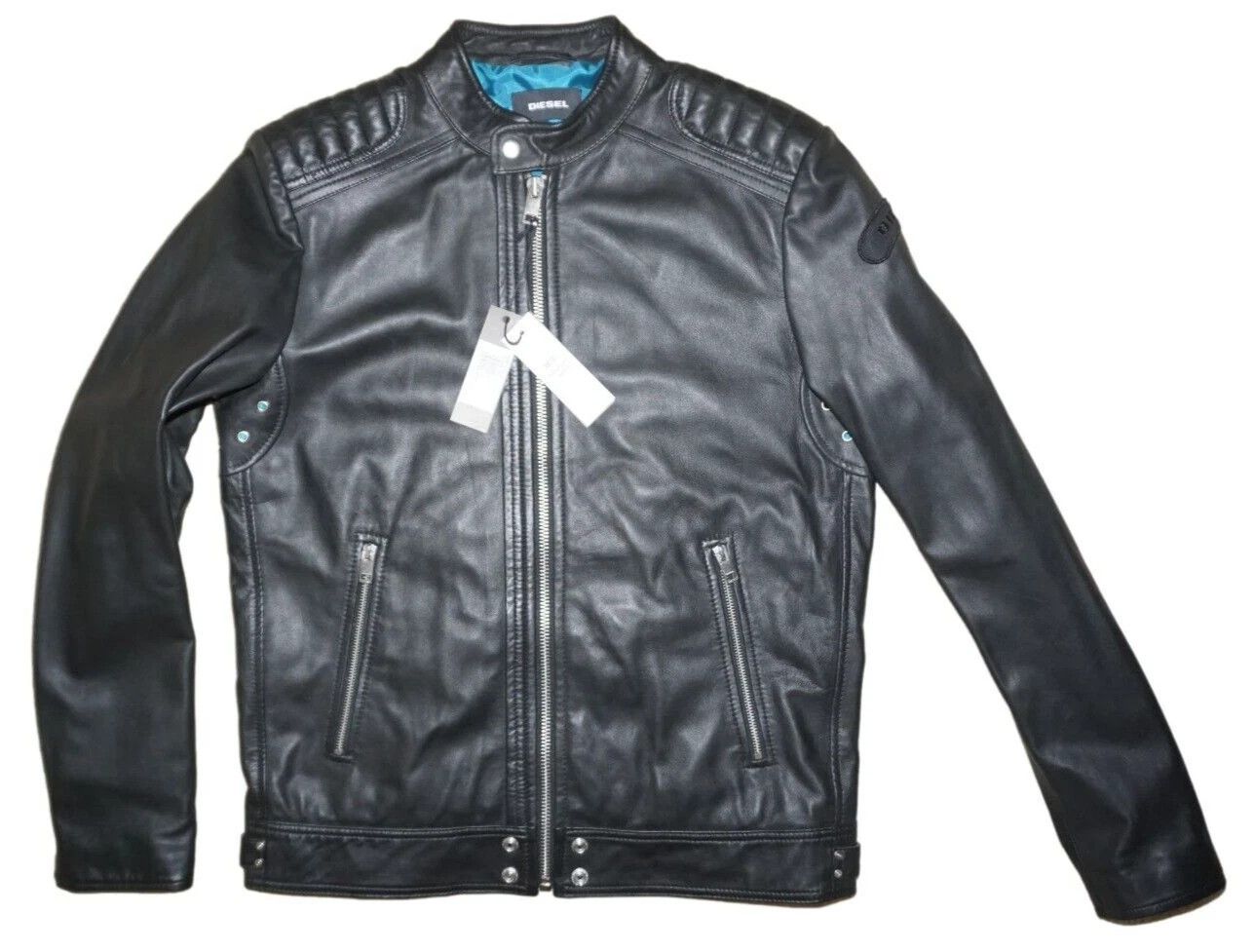 Diesel DIESEL L-SHIRO-WH LEATHER JACKET Size US L / EU 52-54 / 3 - 1 Thumbnail