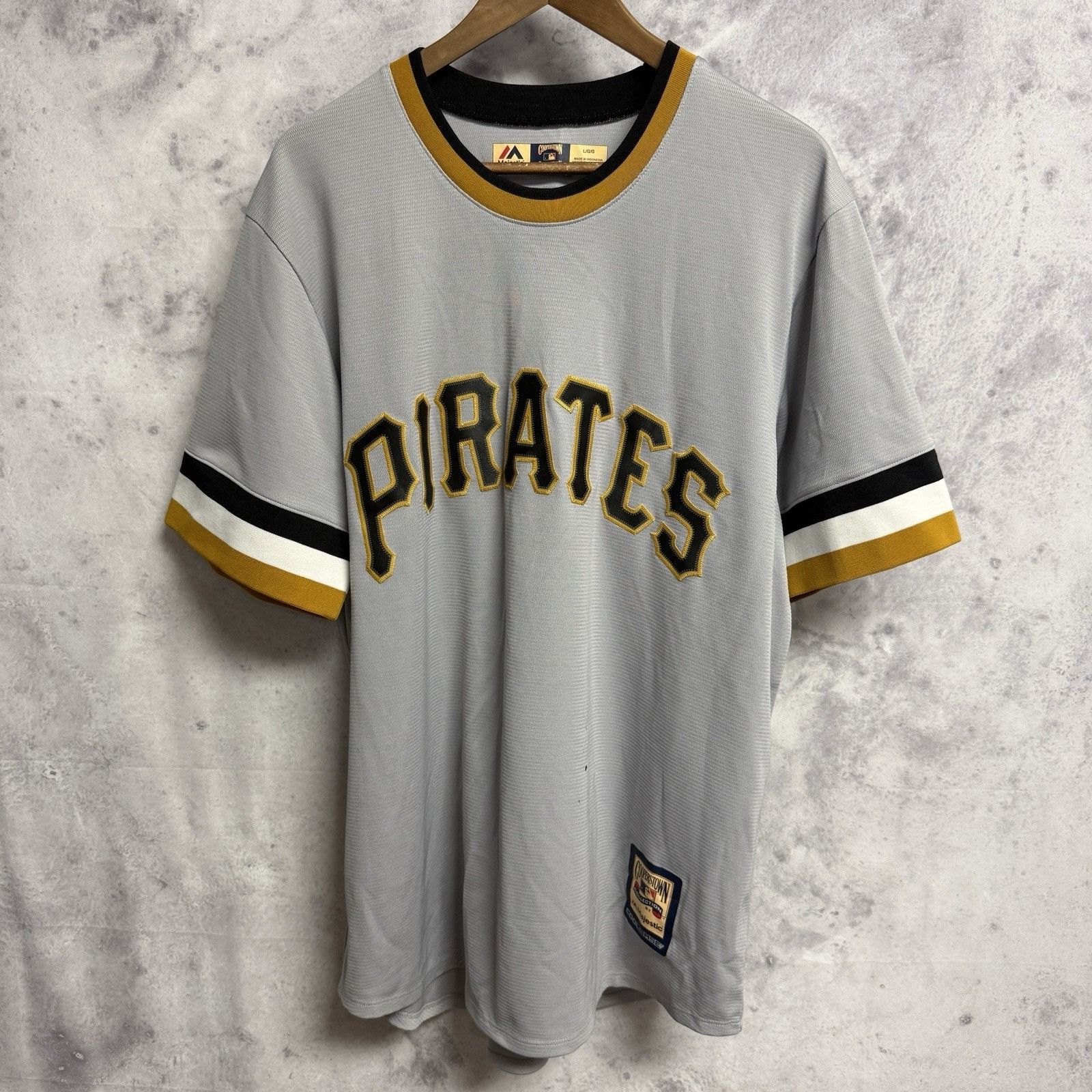 Majestic Majestic Roberto Clemente Pittsburgh Pirates Jersey Mens L Size US L / EU 52-54 / 3 - 1 Thumbnail