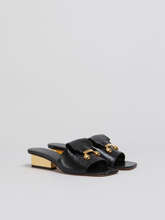 Marni o1w1db10326 Heeled Mules in Black Size US 9 / IT 39 - 1 Thumbnail
