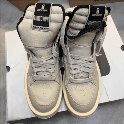 Rick Owens Rick Owens mid-top sneakers black and white Size US 10 / EU 43 - 2 Thumbnail