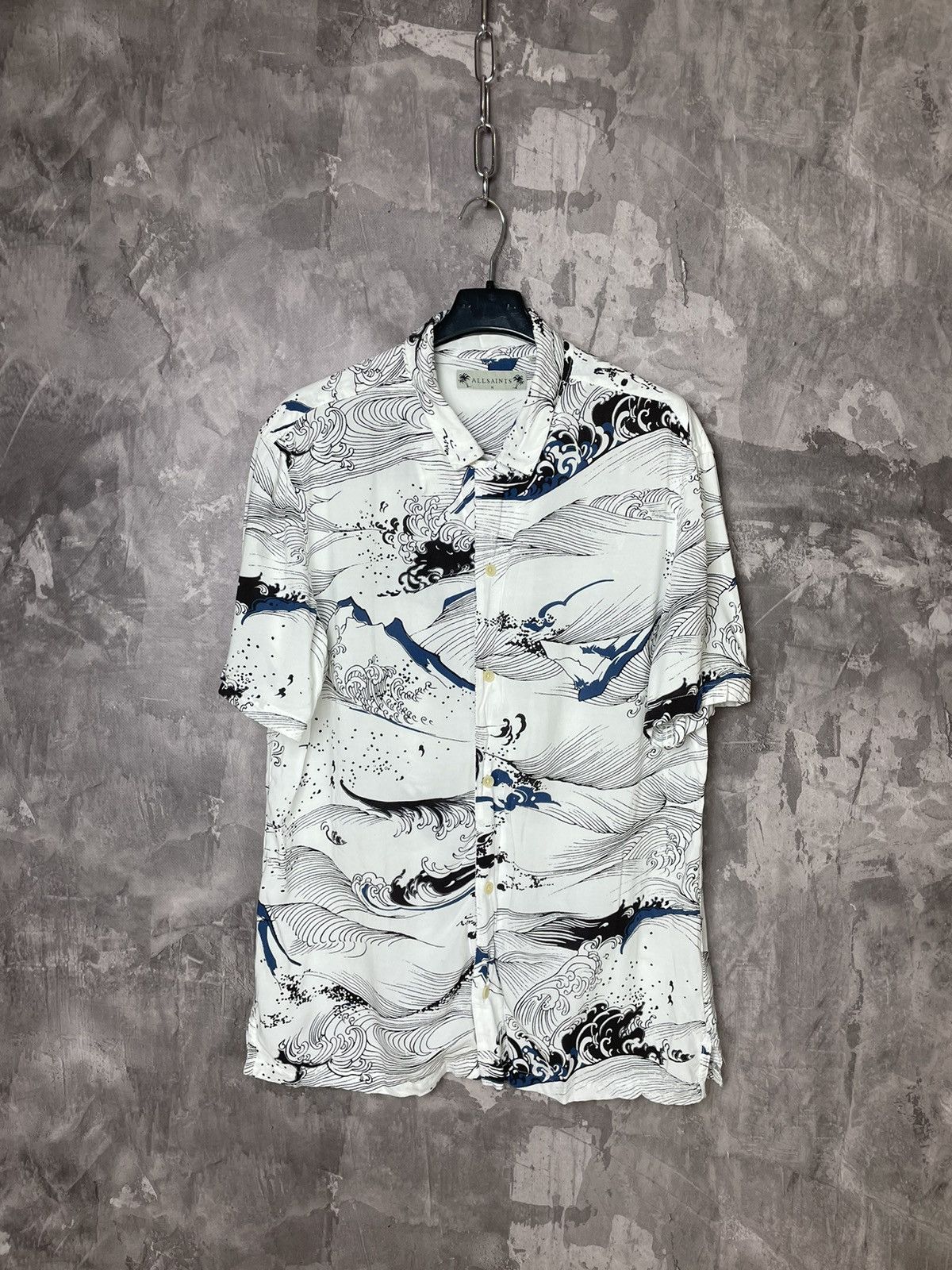 Allsaints Vintage Art Allsaints Hawaiian Japanese Brand Y2K shirt Size US M / EU 48-50 / 2 - 1 Thumbnail