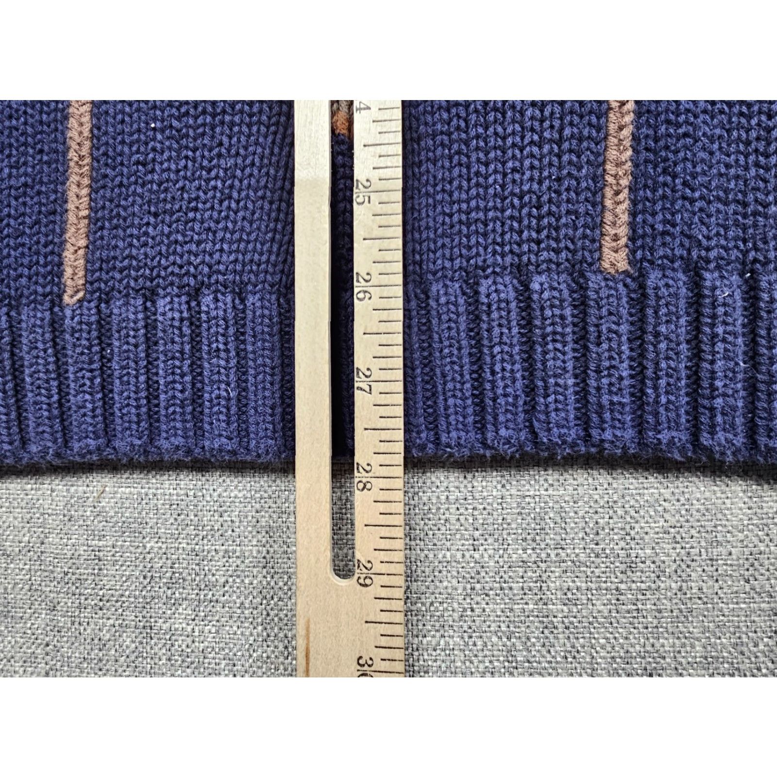 Ralph Lauren VINTAGE Chaps Ralph Lauren Sweater Mens Large Blue Aztec Geometric Knit Crewneck Size US L / EU 52-54 / 3 - 7 Thumbnail