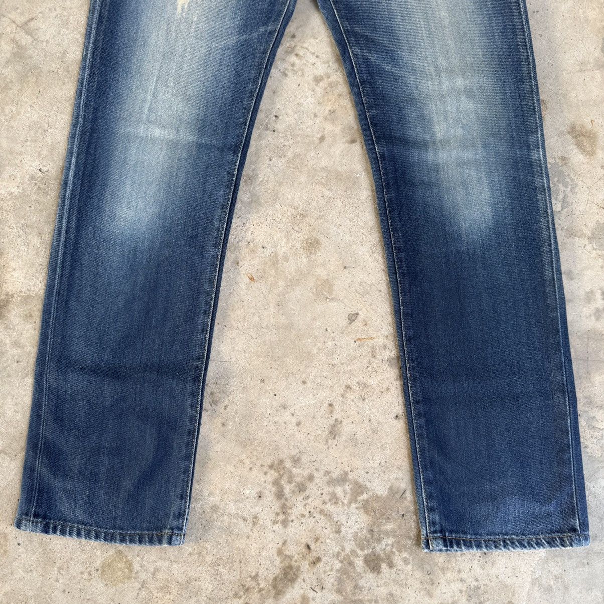 Edwin Vintage Edwin Mud Washer Faded Denim Jean Pants W35 Size US 35 - 3 Thumbnail