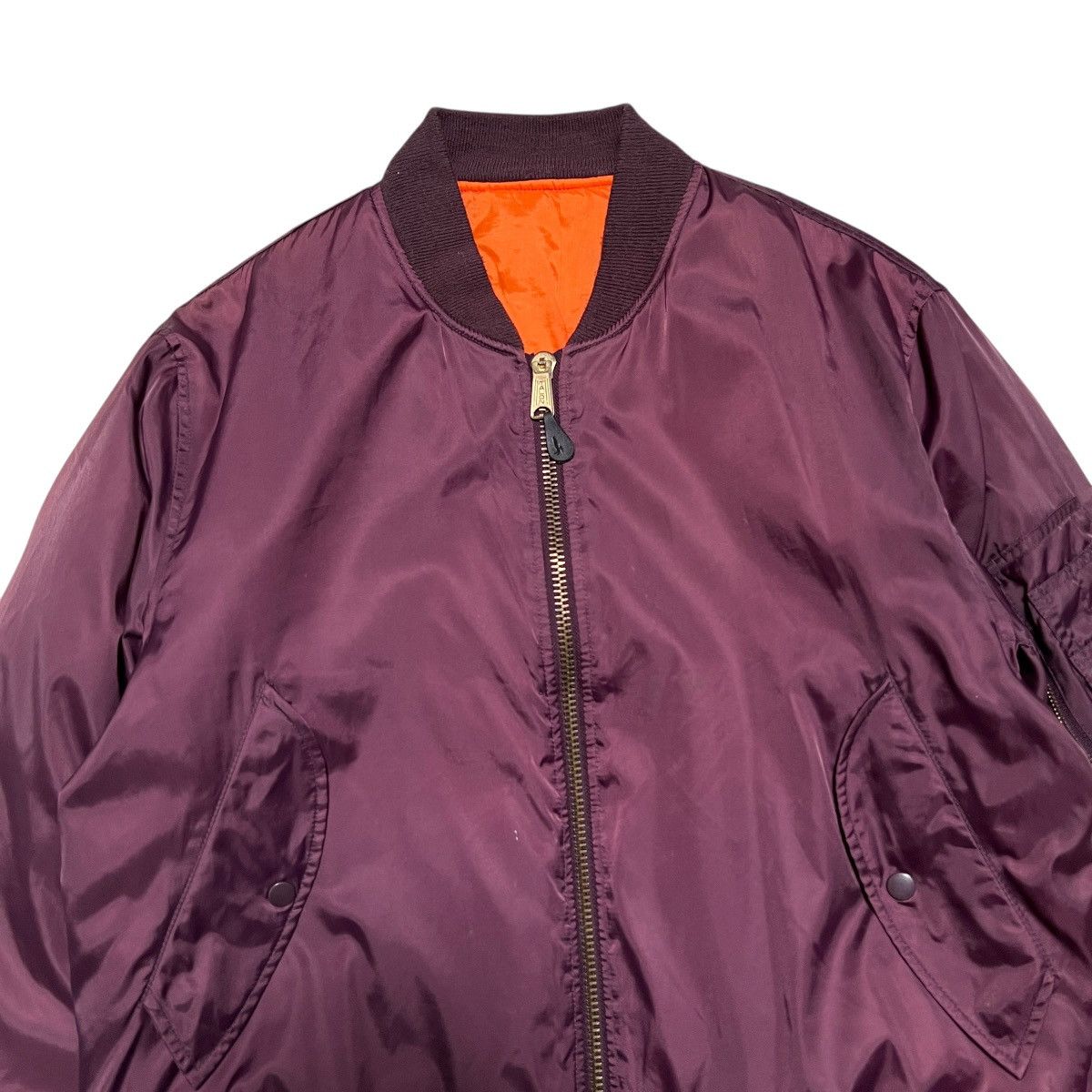 Japanese Brand 🔥 Vintage Landing Gear Turkey Bear Ma-1 Bomber Jacket Size US M / EU 48-50 / 2 - 5 Thumbnail