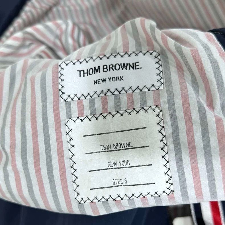 Thom Browne Thom Browne Windbreaker jacket 2505-Nextarrow Size US L / EU 52-54 / 3 - 4 Thumbnail