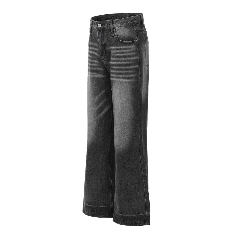 Japanese Brand × Jean American retro washed gradient flared jeans y2k Size US 32 / EU 48 - 2 Thumbnail