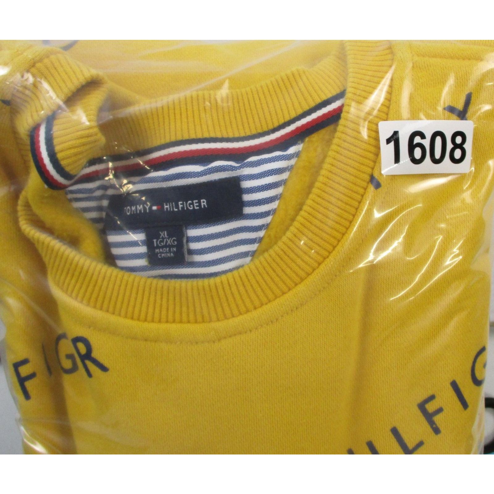 Tommy Hilfiger Tommy Hilfiger All-Over Print Crewneck Mustard Yellow Men XL Size US XL / EU 56 / 4 - 15 Thumbnail