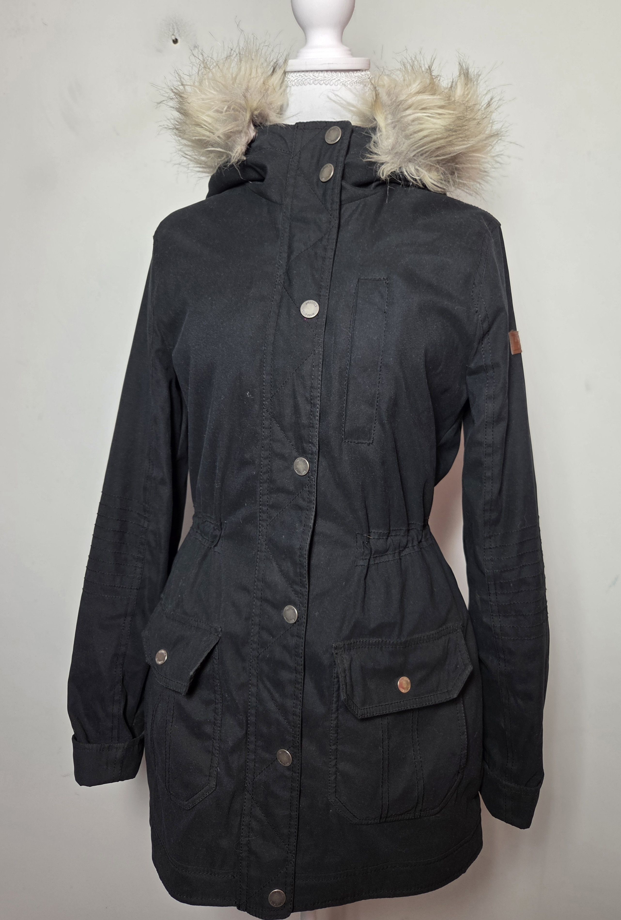 Hollister Hollister faux fur hood parka jacket y2k 2000s japan Size S / US 4 / IT 40 - 3 Thumbnail