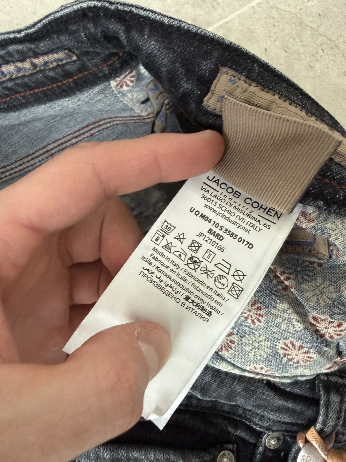 Jacob Cohen NEW Mens jacob cohen bard made in Italy denim jeans size 33 Size US 33 - 6 Thumbnail
