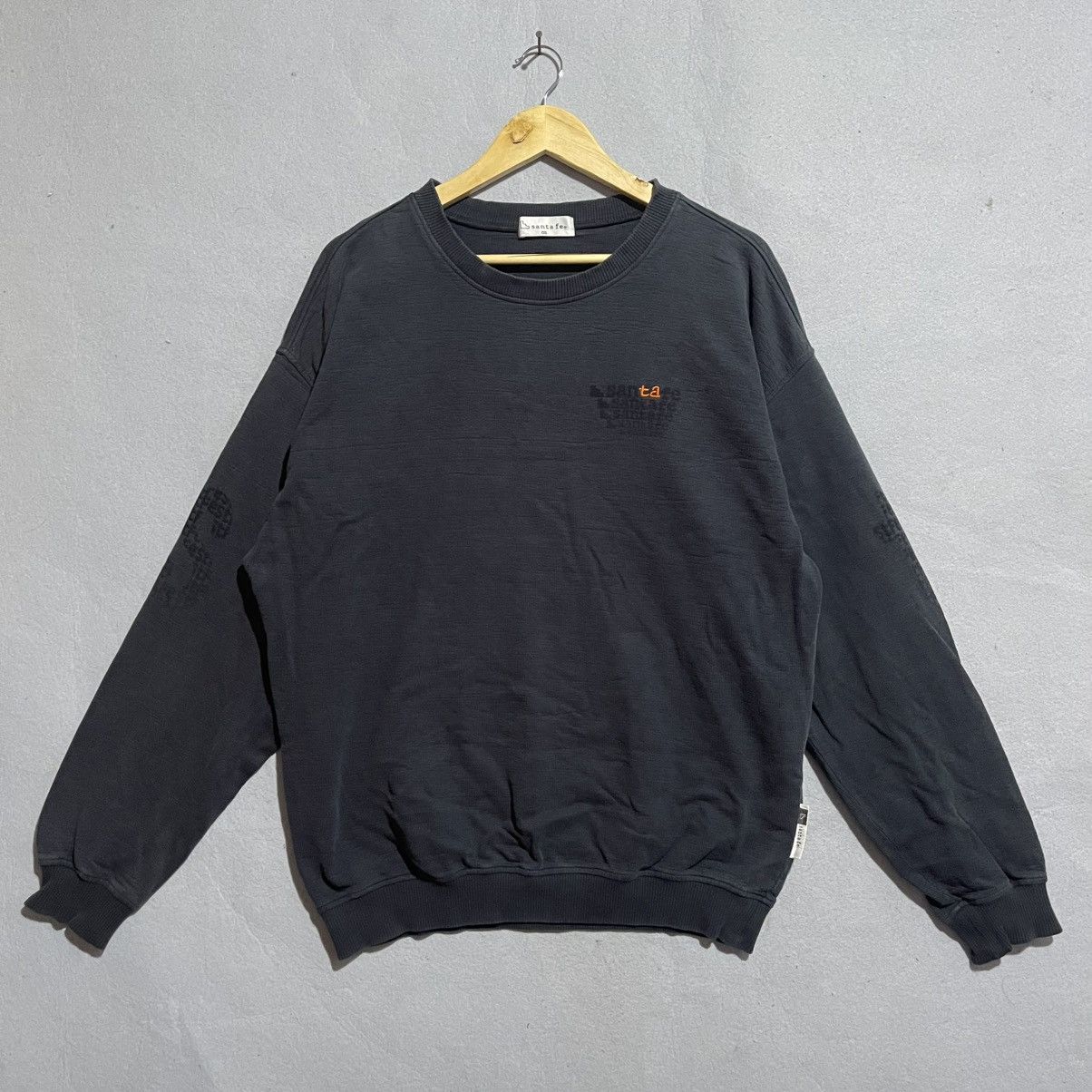 Japanese Brand Vintage Santa Fe Graphic Sweatshirt Made in Japan Black Size US L / EU 52-54 / 3 - 3 Thumbnail