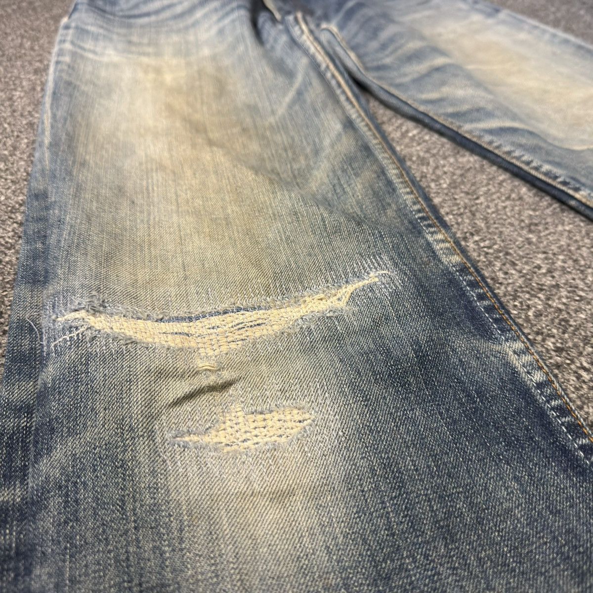 Levi's Vintage Clothing Vintage Levis 502-03 Rusty Dirty Aging Distressed Denim Size US 31 - 6 Thumbnail