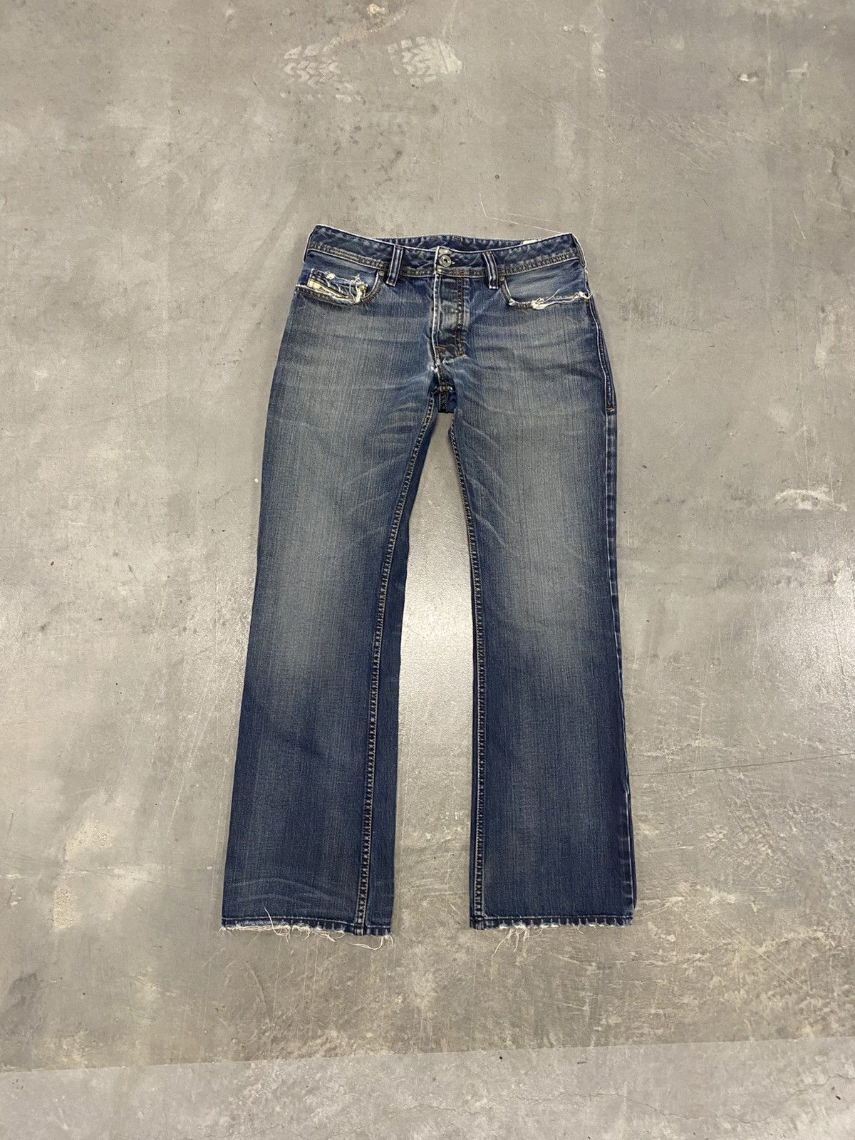 メンズ 2000's archive diesel grunge denim pants