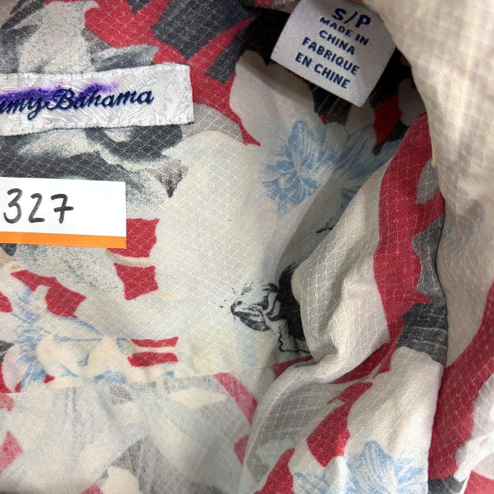Tommy Bahama Tommy Bahama Shirt Mens S Red Floral Hawaiian Short Sleeve Button Front Shirt Size US S / EU 44-46 / 1 - 6 Thumbnail