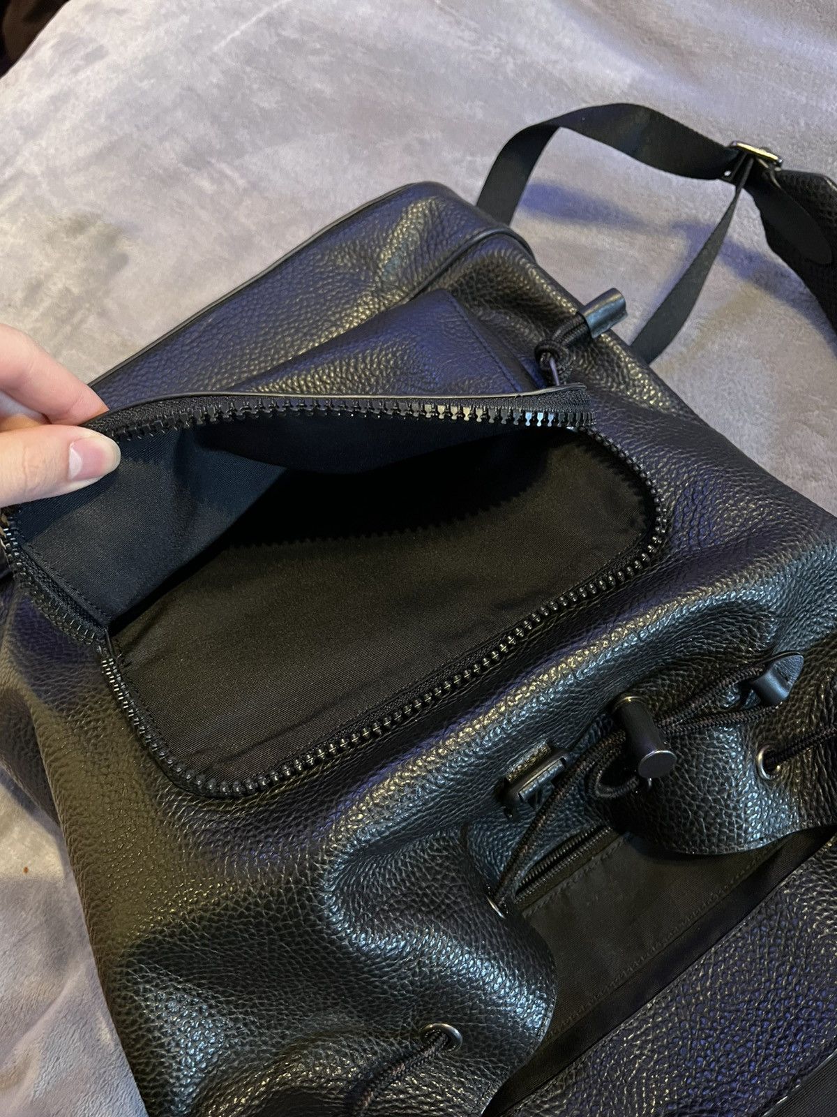 Coach Coach Backpack - Black Genuine Leather Size ONE SIZE - 5 Thumbnail
