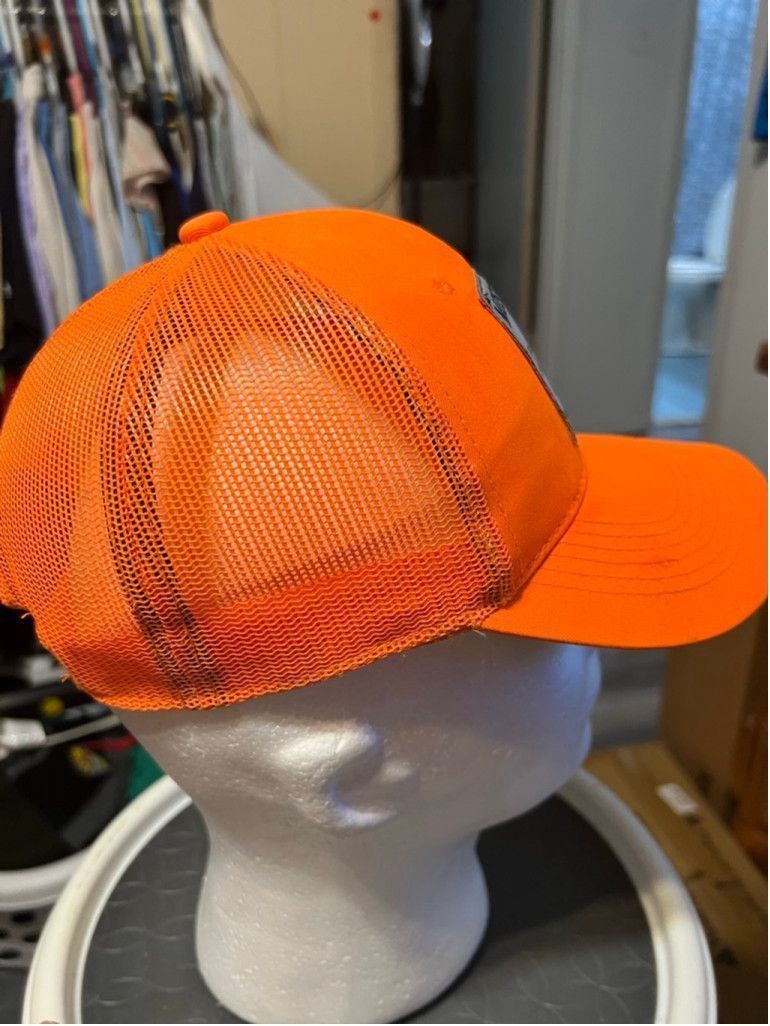 Mossy Oaks Men's Mossy Oak Orange Black Trucker Hat One Size Size ONE SIZE - 4 Thumbnail