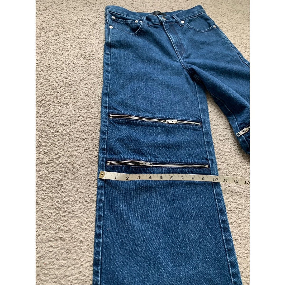 Helmut Lang HELMUT LANG ZIPPER WIDE JEANS Size US 28 / EU 44 - 15 Thumbnail