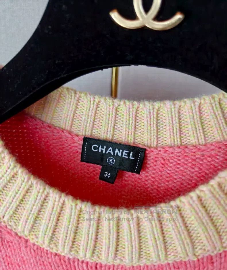Chanel Chanel Pink sweater Size XS / US 0-2 / IT 36-38 - 3 Thumbnail