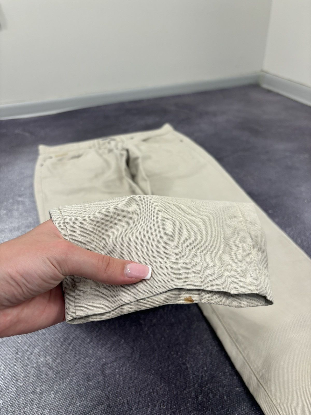 Trussardi × Vintage Vintage Trussardi Men’s Slim Straight Fit Luxury Pants Jeans Size US 33 - 15 Thumbnail