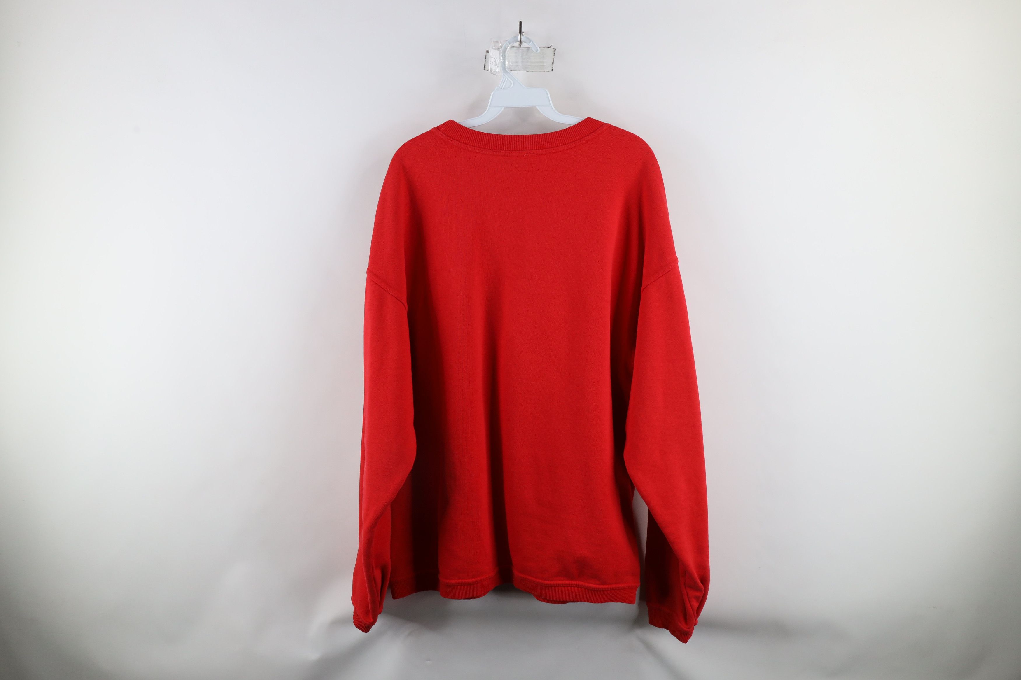 Vintage Vintage 90s Bloomingdales Spell Out Bloomies Sweatshirt Red Size XXL / US 16-18 / IT 52-54 - 9 Thumbnail