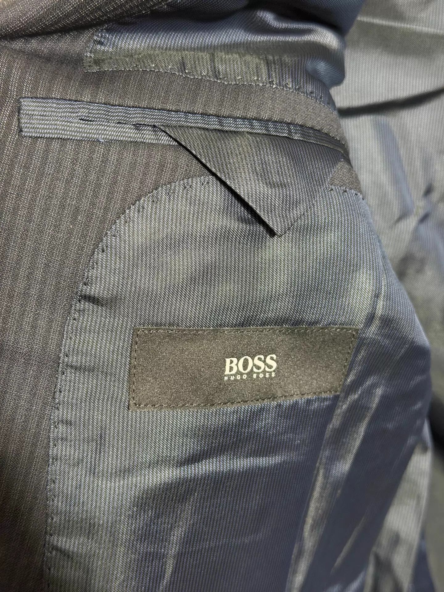 Hugo Hugo Boss Black Label Slim Navy Stripe Blazer 56 Size US XL / EU 56 / 4 - 7 Thumbnail