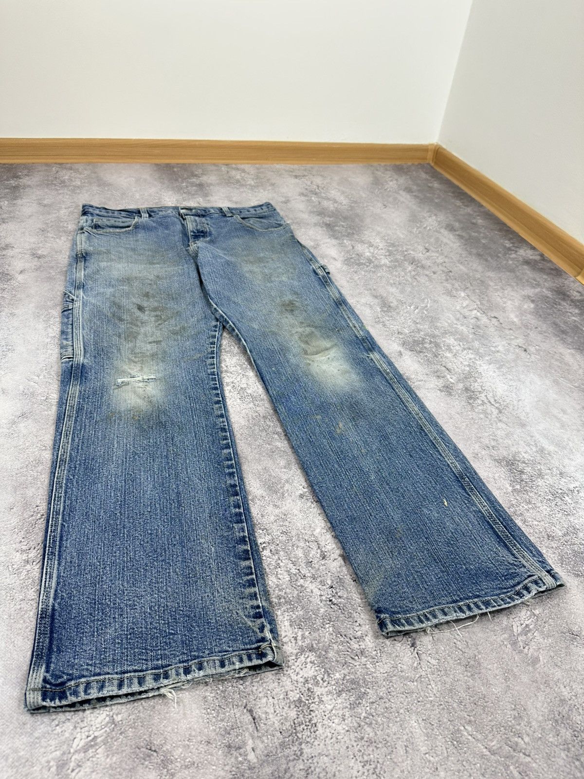 Dickies Vintage Dickies Distressed Denim Carpenter Work USA Pants Size US 32 / EU 48 - 9 Thumbnail