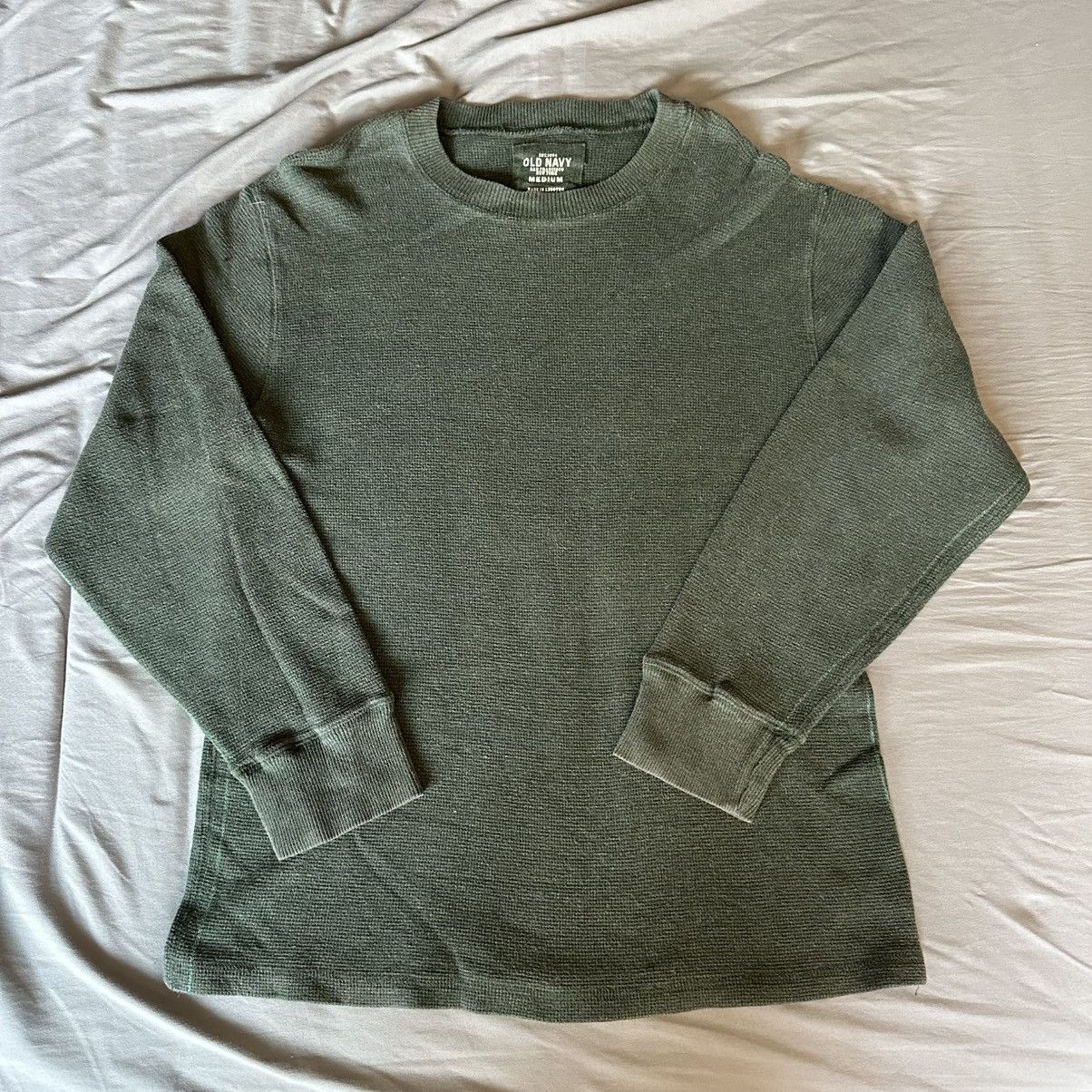 Old Navy Vintage Old Navy Long Sleeve Sweatshirt Forrest Green Size US M / EU 48-50 / 2 - 1 Thumbnail