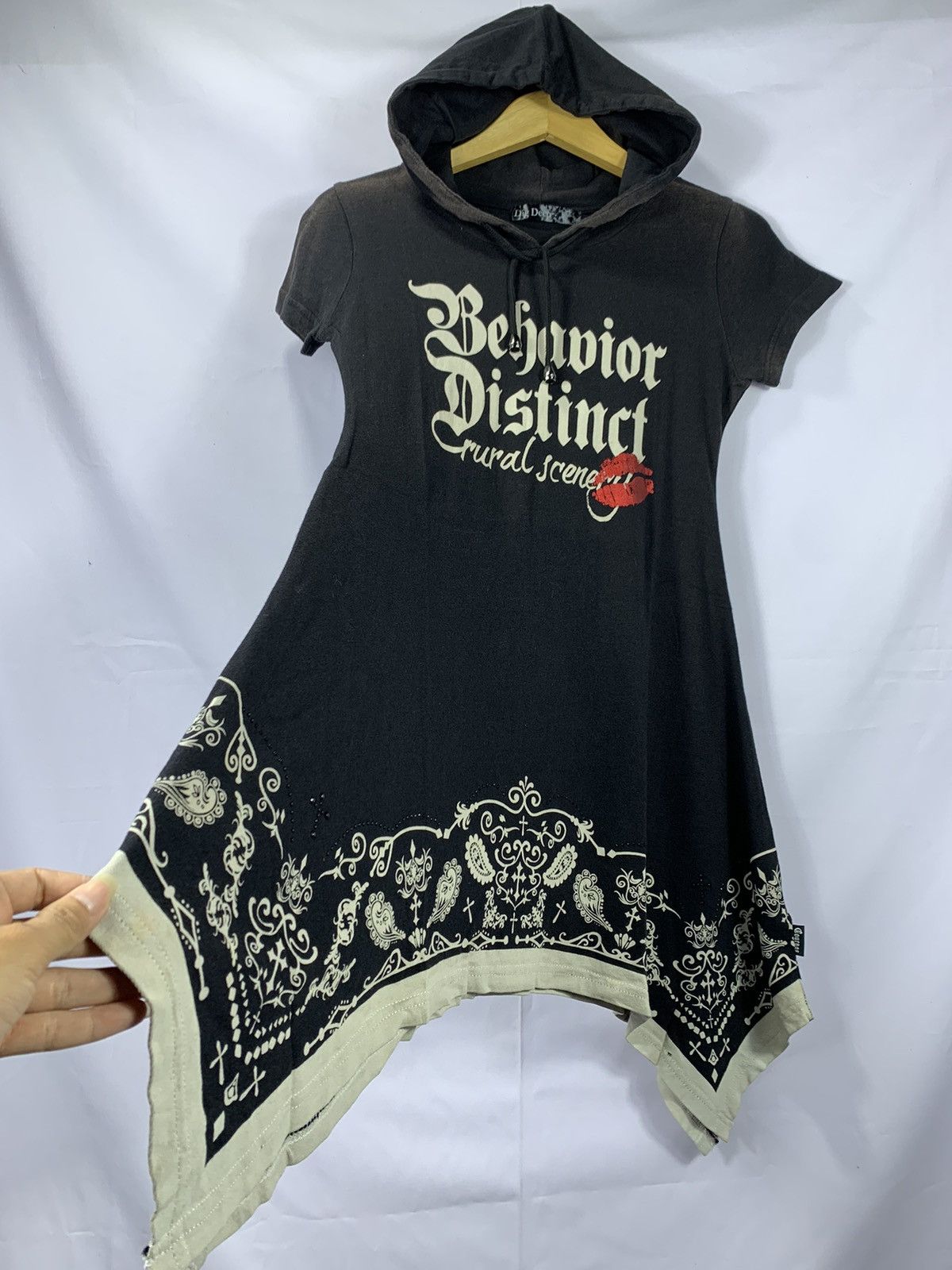 14th Addiction SICK CRAZY TRASHED FADED JAPANESE DIGDEP GOTHIC PUNK HOODED Size US M / EU 48-50 / 2 - 2 Thumbnail