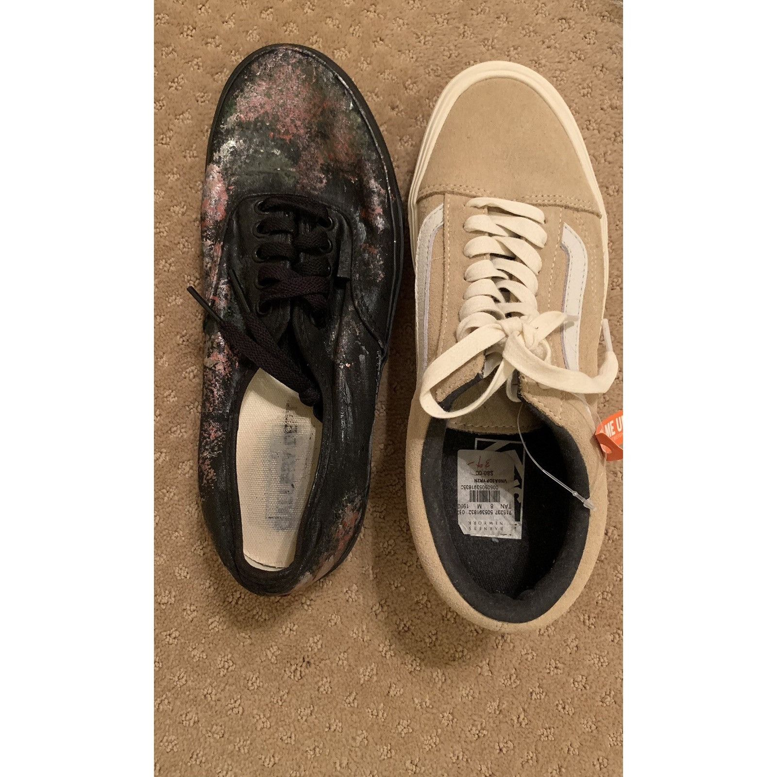 Gallery Dept. Gallery Dept. New Paint Splatter Canvas Sneakers Black Multi Size US 8 / EU 41 - 12 Thumbnail