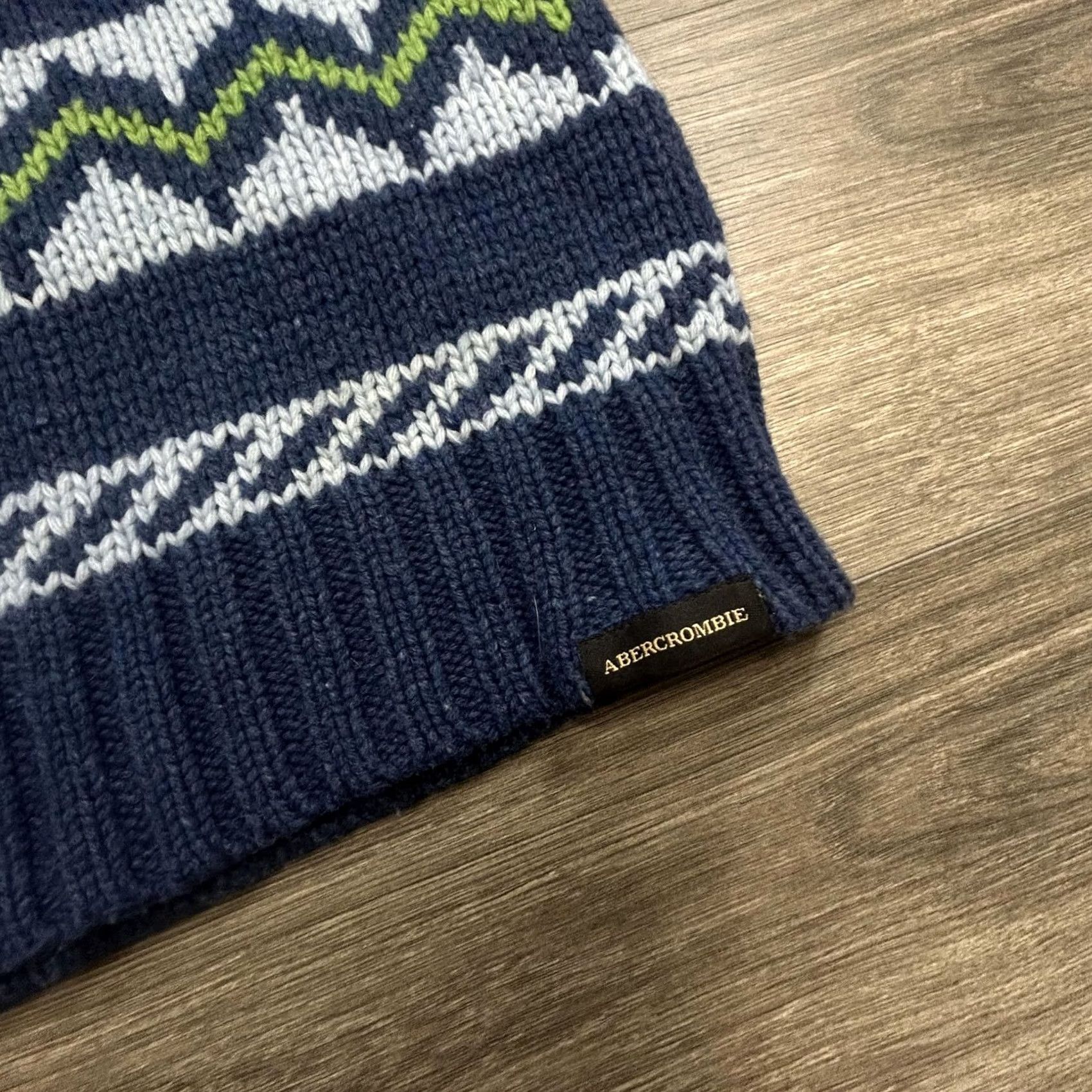 Abercrombie & Fitch Vintage Abercrombie & Fitch Sweater Mens XL Lambswool Fair Isle Chunky Knit 90s Size US XL / EU 56 / 4 - 7 Thumbnail
