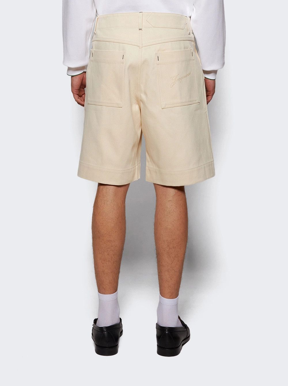 Jacquemus o1mle0326 Le Short De-Nimes in White Size US 30 / EU 46 - 4 Thumbnail