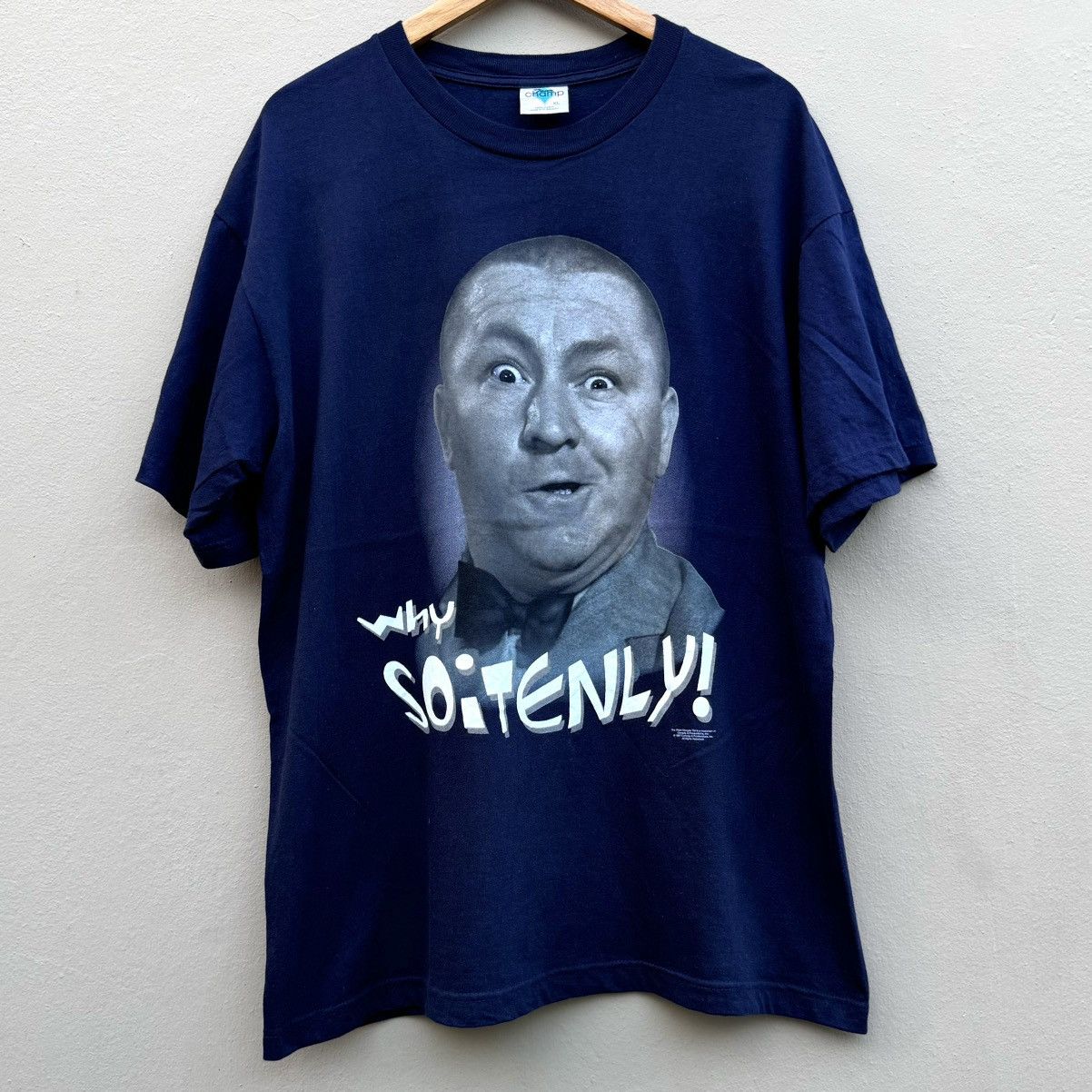 Vintage Vintage the three stooges 1997 tee Size US L / EU 52-54 / 3 - 1 Thumbnail