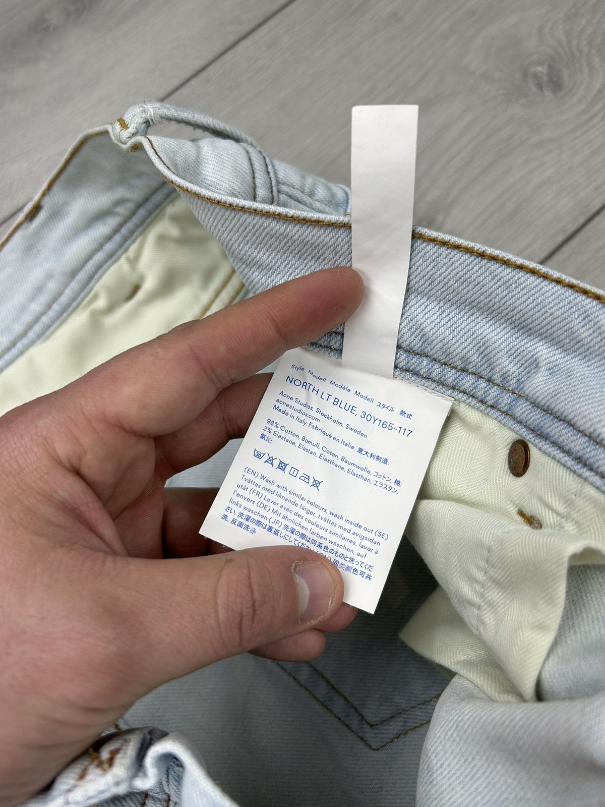 Acne Studios Acne Studios Bla Konst North Lt Blue Jeans size 34/34 Size US 34 / EU 50 - 11 Thumbnail